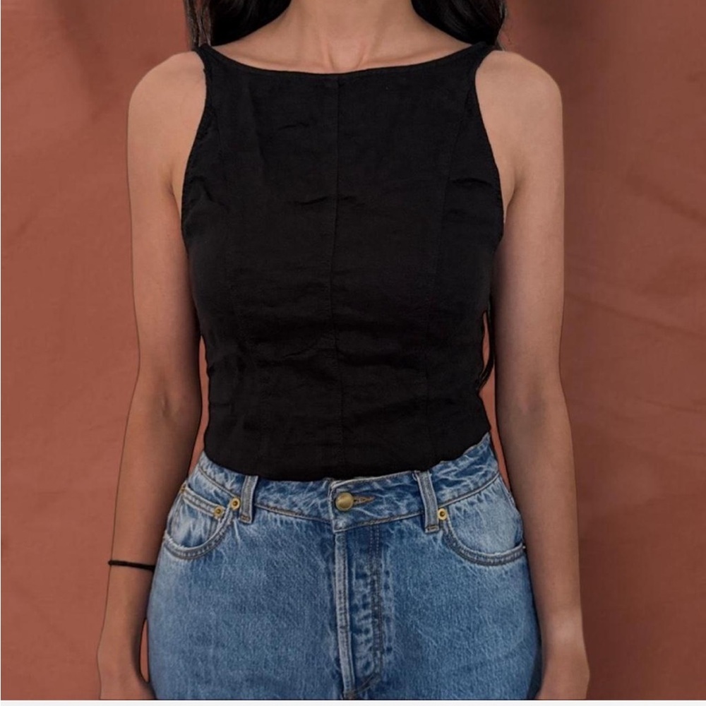 DAGMAR LINEN TOP